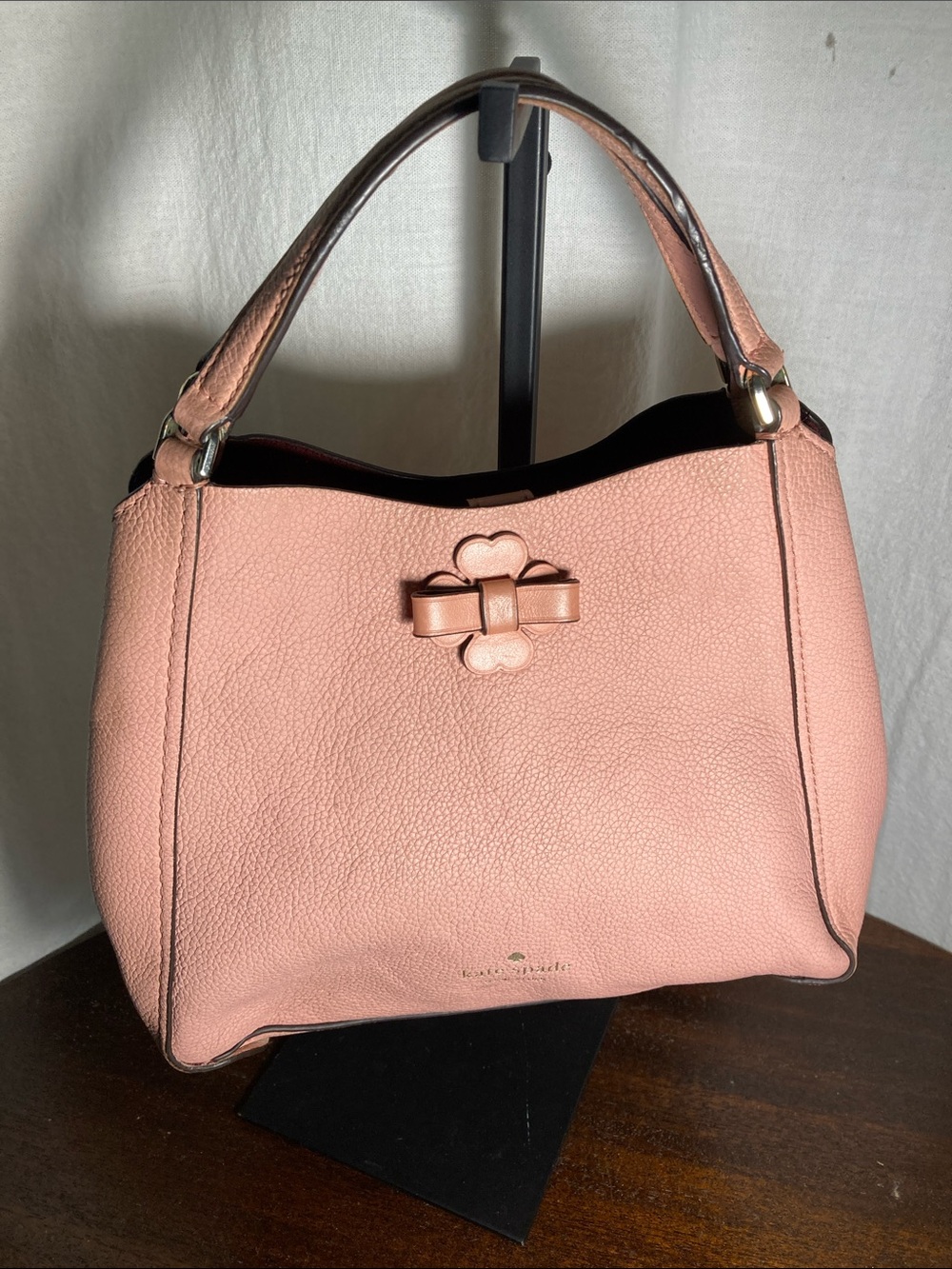 kate spade Kate Spade Talia small triple compartment satchel in a pink shade - Picture 1 of 10